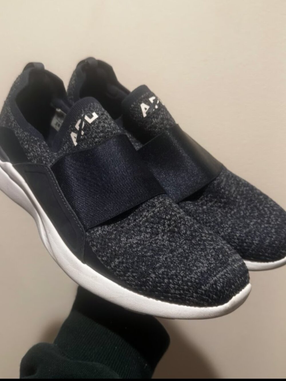 APL Techloom Bliss Slip On Sneakers Navy Blue/Melange/White